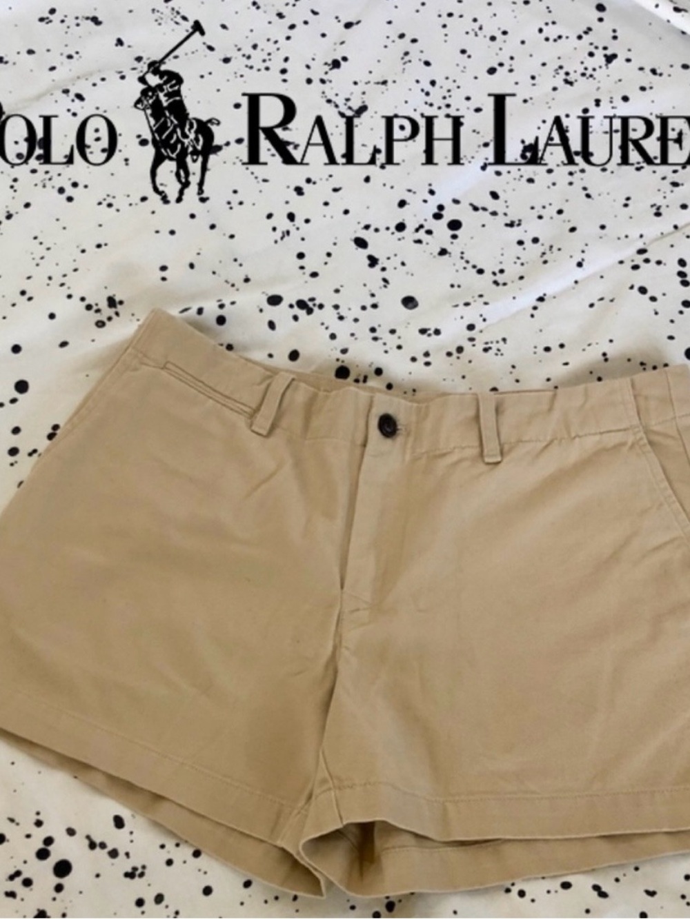 Ralph Lauren Women's Tan Chino Bermuda Shorts